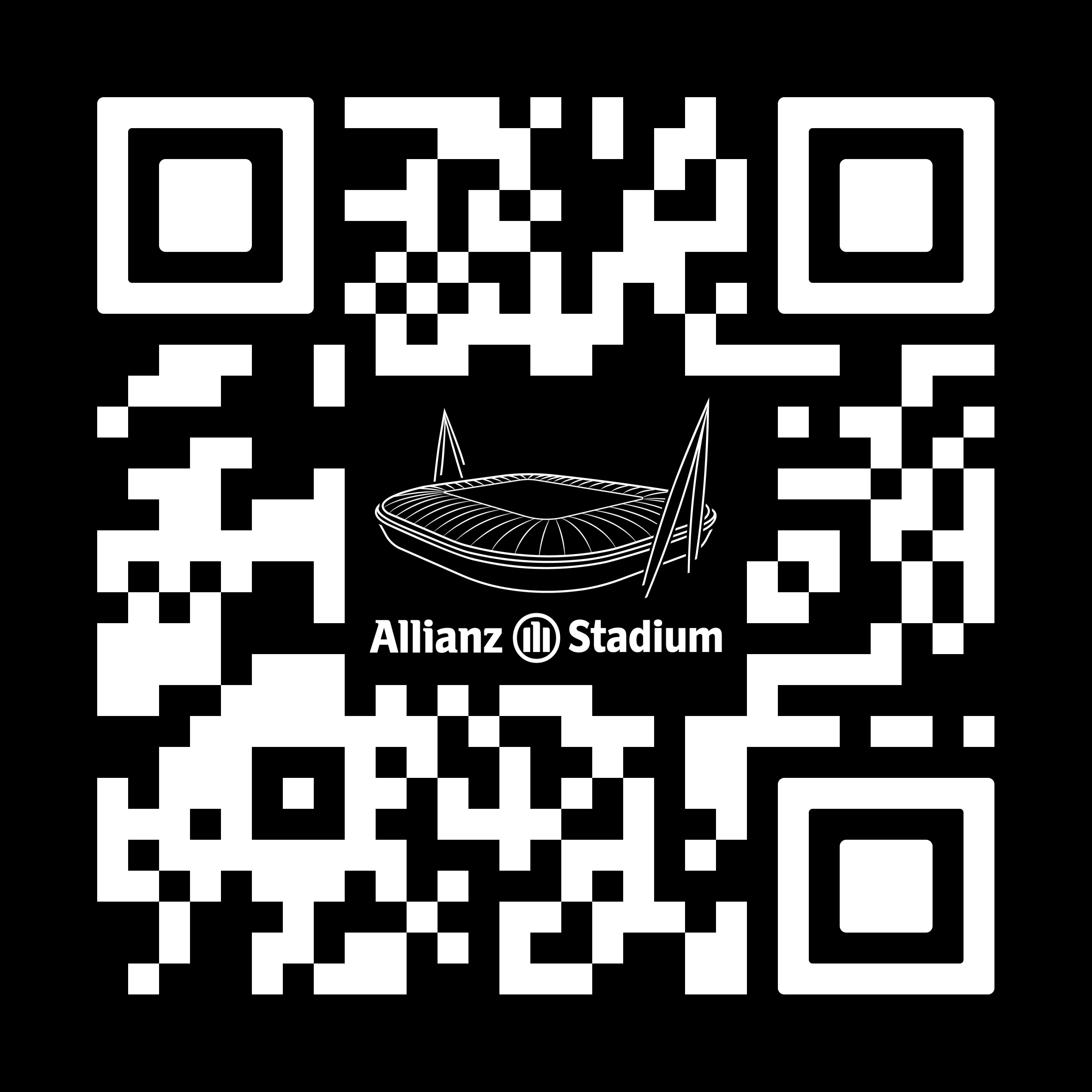 QR code to download the Allianz Stadium App from the App Store